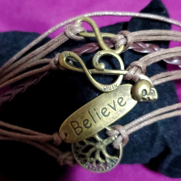 Rustic Threaded Bracelet - Picture 2 of 2